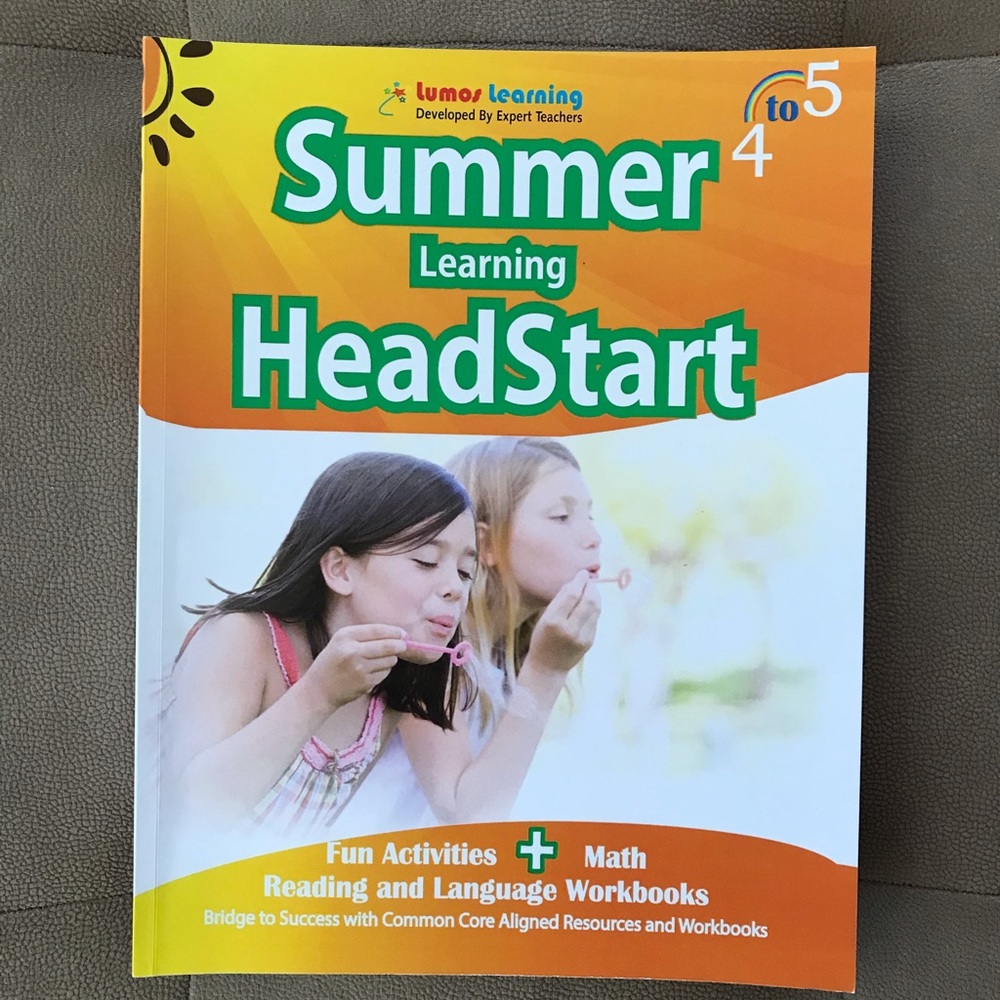 Final sale Summer learning head start used book for grade 4 to 5